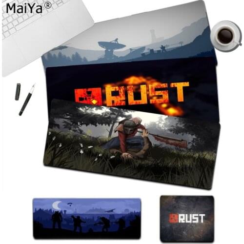 Maiya Custom Skin Game Rust Natural Rubber Gaming mousepad Desk Mat Free Shipping Large Mouse Pad Keyboards Mat