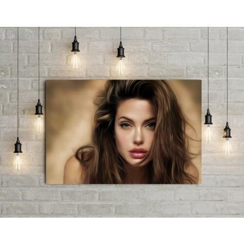 Angelina Jolie Canvas Painting Wall Art Pictures prints home decor Wall poster decoration for living room