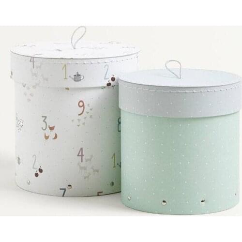 Numbers Decor Storage Box Paper Home Storage Basket Kids Room Decor Sundries Organizer Unique Pattern New