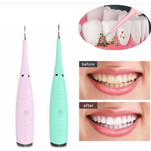 Hot Portable Electric Sonic Dental Remover Tooth Cleaner Dentist Whiten Teeth Health Hygiene White Care Dropshipping