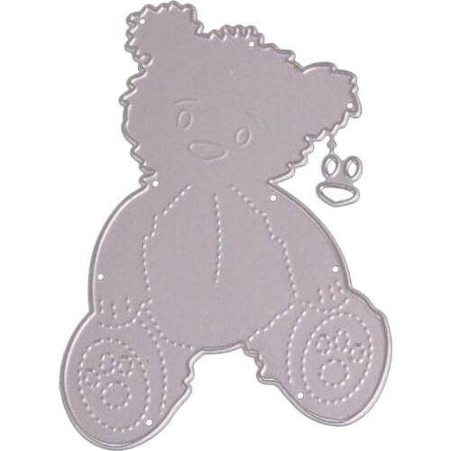 The Little Bear Metal Cutting Dies Stencil DIY Scrapbooking Embossing Paper Card