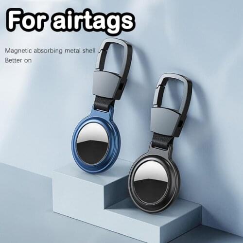 Metal Magnetic Case For Apple AirTag Finder Anti-Scratch Protective Skin Cover Compatible With AirTags Protective Sleeve