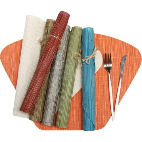 Multifunctional Simple Household Kitchen Waterproof Non-slip Anti-scald Tableware Mat Thickened PVC Heat Insulation Pad