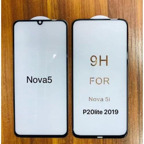 New 3D Curved Glass Film For For Huawei Nova 5 Pro Nova 5i 4 3 7i p20 lite2019 Nova 6 SE P40Lite V20 Black Screen protector