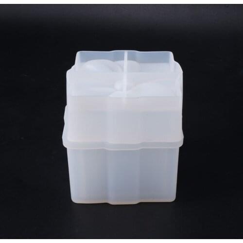 2021 New Bow Storage Gift Box Resin Silicone Mould Jewelry Making DIY Mould Tool UV Epoxy Resin Box Silicone Mold Ornaments