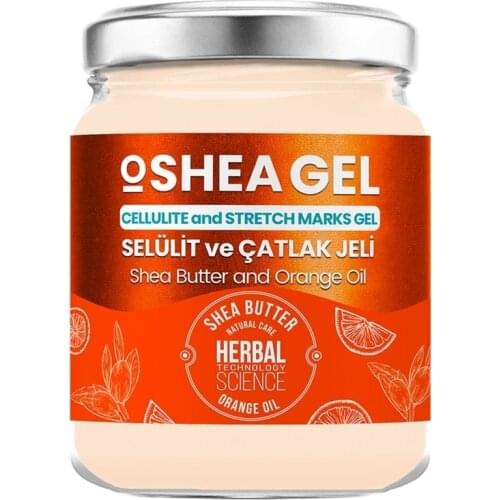 Procsin Oshea Cellulite Stretch Marks Crack Gel Skin Care Shea Butter Orange Oil Caffeine Natural Care Herbal Science