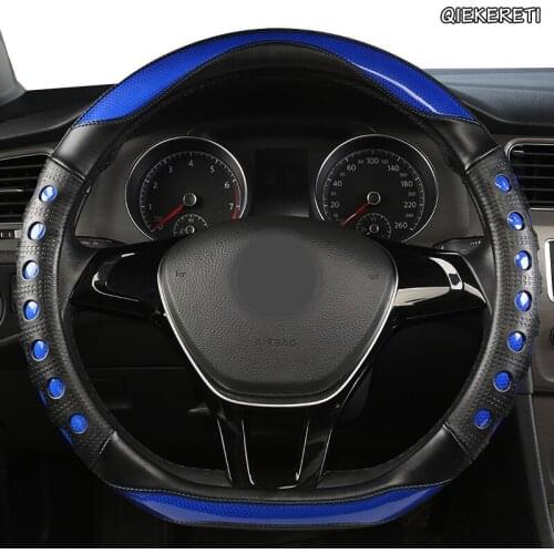QIEKERETI Microfiber Leather Car Steering Wheel Cover For Opel Astra J G Insignia Zafira a b Corsa d Mokka Vivaro Meriva