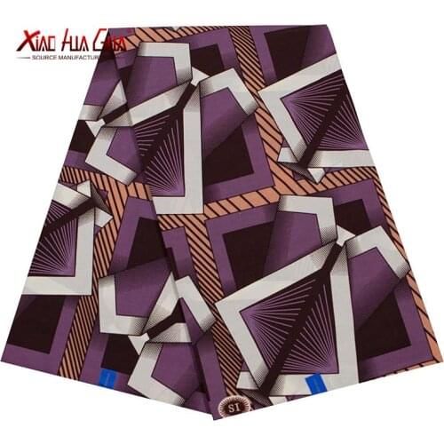 Split yard African Fabric Wholesale Price Ankara Smooth Lines Batik Childrens Tops Sewing New Year Bridesmaid Dresses 40FS1341