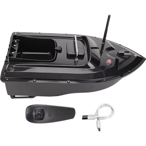 500M Remote Control RC Fishing Bait Boat Auto Cruise Control 1.5KG Loading RC Nesting Boat Fish Finder - Black