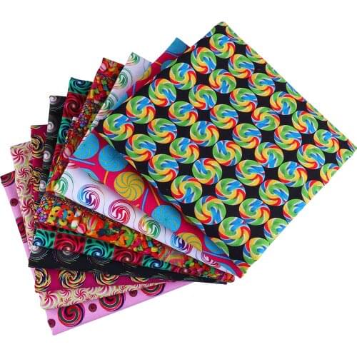 Diy 100% cotton fabric cartoon printing pattern cotton sewing fabric semi-finished products supplier 50 * 140cm 1 piece