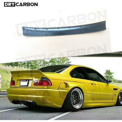 High Quality Carbon Fiber Rear Boot Spoiler Wing for BMW E46 2Door 4 Door FRP Fiber Glass Trunk Spoiler FRP