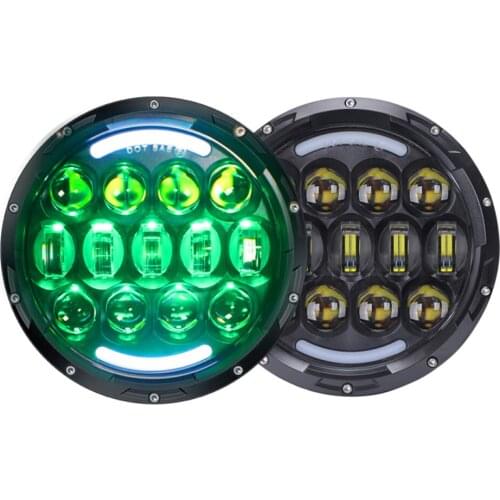 LED Headlight 105W 5500LM Super Bright H4 Canbus EMC Car Lights 6500K LED Headlight For jeep Wrangler III and Motorcycle