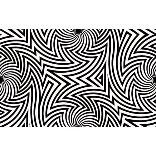 Geometric digital printing 100% polyester textile fabric for dress chiffon four-sided stretch satin swimsuit fabric available