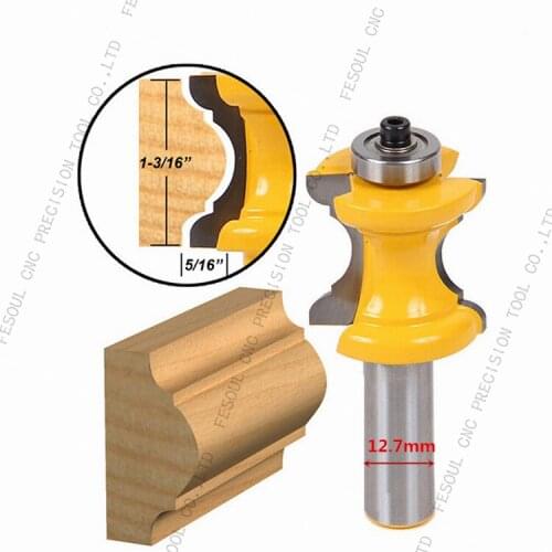 12.7mm*30.16mm-1PCS,CNC Solid Carbide tungsten Milling Cutter,woodworking router bit,Tables and chairs lines,door lines end mill
