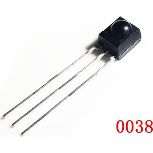0038 Round integrated universal infrared receiver receives