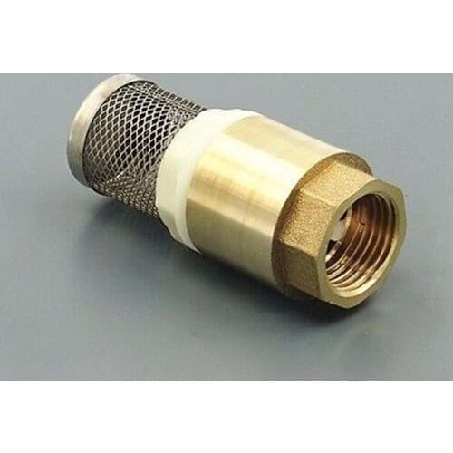 1 PC Brass Check Valve with Strainer Filter 1/2" (DN15) BSP Female Thread