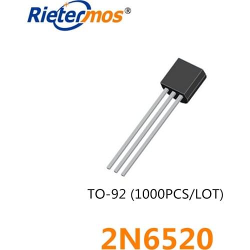 1000PCS 2N6520 TO-92 6520 TO92 PNP 500MA 350V HIGH QUALITY FREE SHIPPING