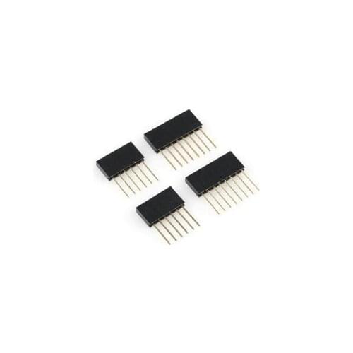 40PCS x 8-Pin + 40x 6-Pin Stackable Female Shield Header Tall Stacking Kit & Special long line needle in stock
