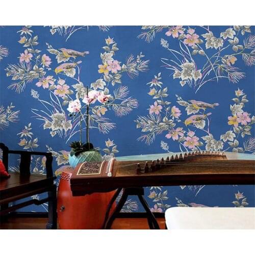 Beibehang Modern minimalist rustic style Japanese small floral warm bedroom living room Nordic papel de parede 3d wallpaper