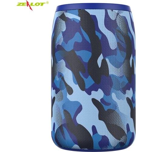 ZEALOT S32 Portable Wireless bluetooth 5.0 Speaker Heavy Bass FM Radio TF Card U Disk Outdoors Subwoofer with Mic