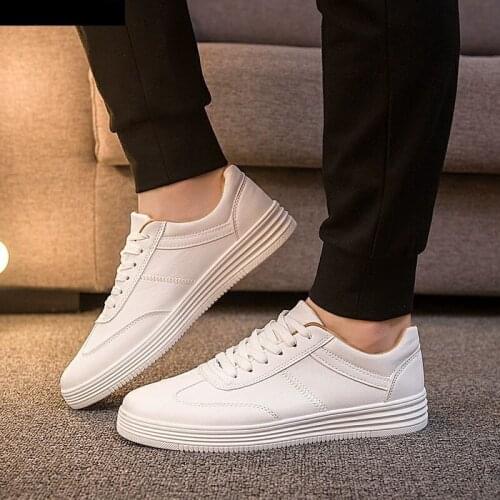 Brcchenxi Men's White Sneakers