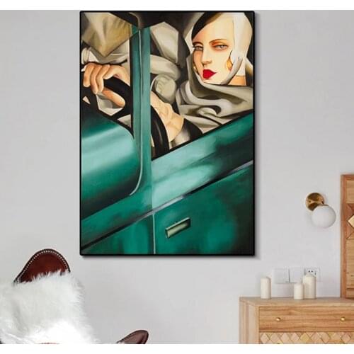 Artist Tamara De Lempicka Classic Artwork Canvas Paintings Prints and Posters Wall Art Pictures for Living Room Home Decoration