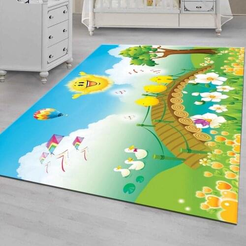 Spring Patterned Carpet ,Non Slip Floor Carpet,Teens Carpet,Turkish Rug