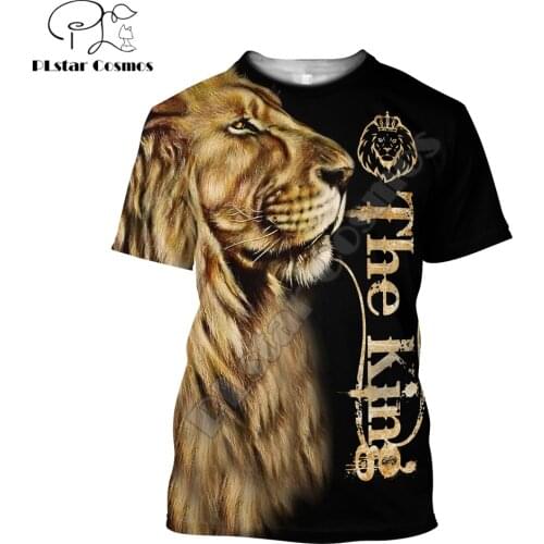 Summer Men t-shirt Lion/Hunting Deer and Tattoo Dragon 3D Printed T-Shirt Harajuku Casual short Sleeve Tee shirts Unisex QDL012