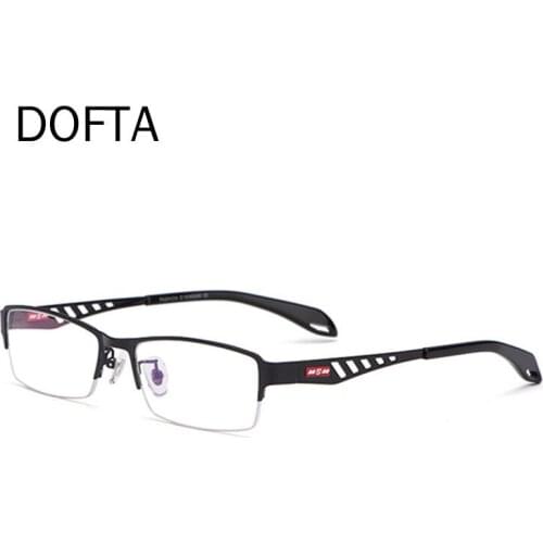 DOFTA Alloy Optical Glasses Frame Men Square Myopia Prescription Eyeglasses Women New MetalEyewear