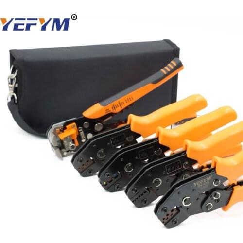 Kit crimping plier SN-48B/06WF/02C stripping wire pliers 4 jaw for plug tab tube insulation terminals electric calmp hand tools