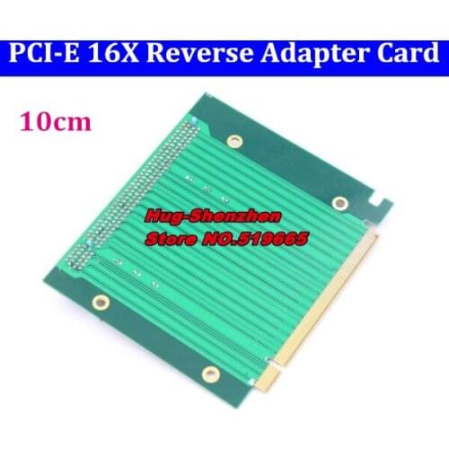 New and High Quality DIY chassis PCI-E Reverse Card X16 graphics card PCI-E 16X 90 degrees Adapter Card for 4U