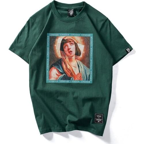 2019 New Summer Style Men Short Sleeve T Shirts Funny Printed Short Sleeve Hip Hop Casual Cotton T-Shirts Streetwear LBZ78