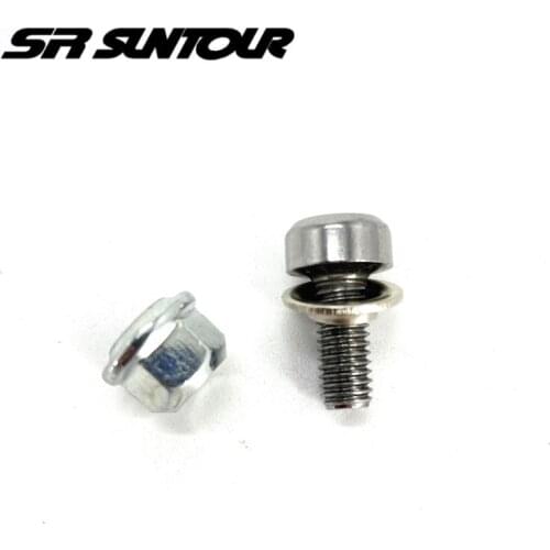 Original Suntour XCT XCM XCR Fork Cartridge Damping Rod Bottom Fixing Nut M6 Fixing Bolt Fixing Nut