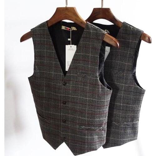 Casual Sleeveless Business Jacket New Men Formal Dress Suit Vests Slim Fit Man Suit Vest Male Wedding Party Waistcoat Homme