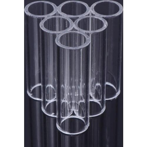 Fish Tank Shelter 3/6 Tube Aquarium Pipe Shrimp Cave Hide Breeding Acrylic Decor