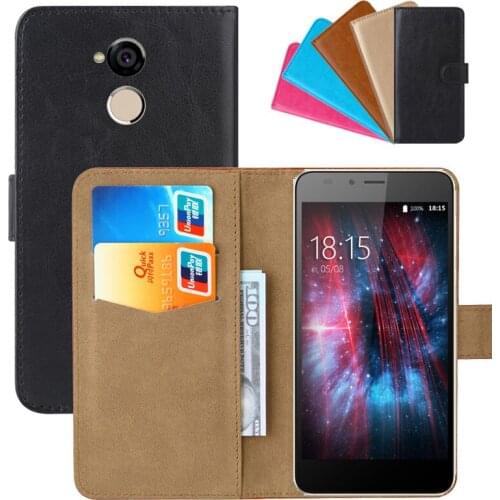 Luxury Wallet Case For BQ BQ-5510 Strike Power Max 4G PU Leather Retro Flip Cover Magnetic Fashion Cases Strap