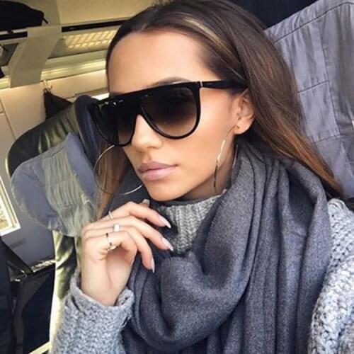 DJXFZLO 2019 New Large Box Luxury Brand Design Sunglasses Ms. Mens Universal Explosion Sunglasses Fashion Sunglasses UV400