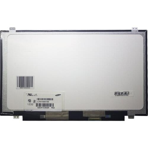 14.0'' Slim LTN140AT20 fit LTN140AT28 N140B6-L06 B140XW03 V.0 LTN140AT11 Lcd Screen Display Matrix 40 Pin