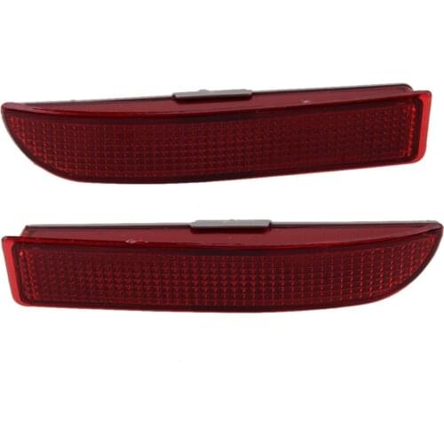 1 Pair Rear Bumper Reflector Light Tail Brake Lamp 8191013022 8192013022 Fit For Toyota RAV4 2006 2007 2008 2009 2010 2011 2012