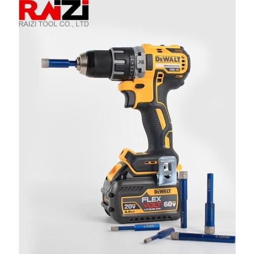 Raizi 1pc Diamond Core Drill Bit 9mm Shank or M14 diamond coated core hole saw drill bit for Porcelain Tile Granite Marble