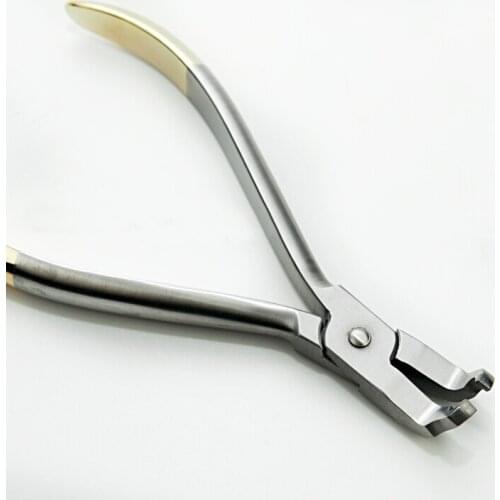 1pc Dental Orthodontic Bracket Removing Plier Brace Remover Forcep Filament Forceps End Cutting Distal Stainless Steel Pliers