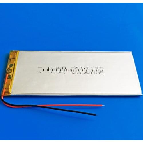 3.7V 2200mAh lipo polymer lithium Rechargeable battery 3553125 for MP3 GPS navigator DVD Laptop speaker power bank Tablet PC