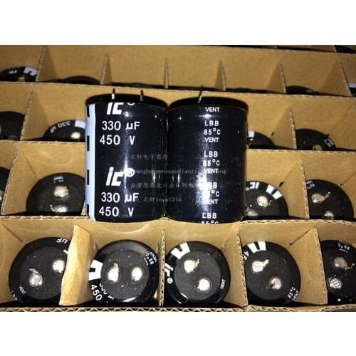 450V 330UF United States IC electrolytic capacitor 30X40 LBB 450V330UF 85 degree high frequency low resistance