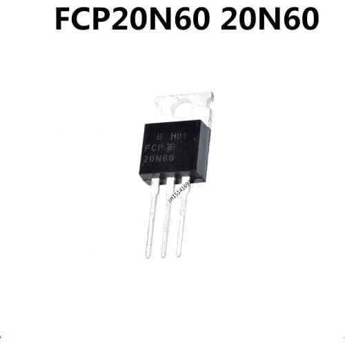 Original New 10pcs/ FCP20N60 TO-220 600V 20A