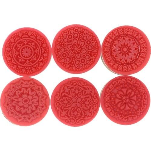 Rubber Stamps Floral Pattern Wood Wooden Stamp for Christmas DIY Scrapbooking Cards and Crafts Making Designs