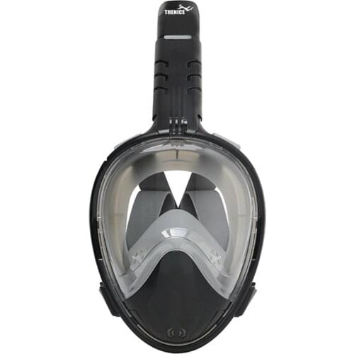 Folding full dry swimming diving goggles Silicone snorkeling suit adult diving mask