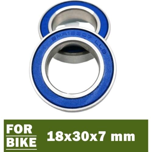 SMR18307-2RS Ball Bearing 18*30*7 mm 4Pcs ABEC-3 Stainless Steel Double Sealed 18307RS Bicycle Bearings For IRD Bottom Brackets