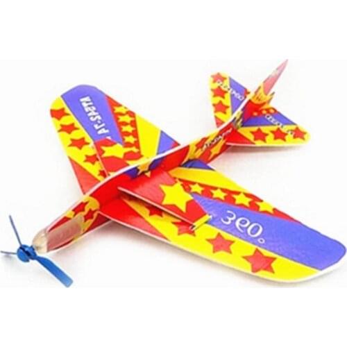 Magic Maneuvering Plane/Magic Foam Plane 360 Maneuvering Educational Assembly Model Toys U1Y1