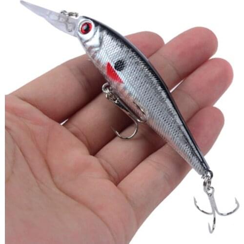 10cm Swimbaits Bass Big Fish Fishing lure Floating Wobblers Hard bait Crankbait Minnow Lure for pike Fishing tackle