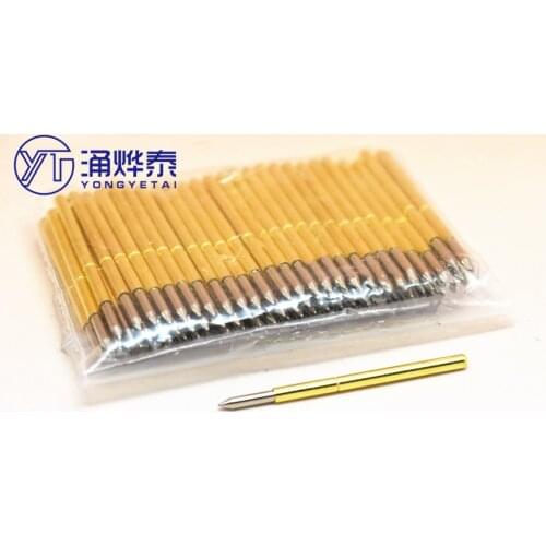 YYT 10PCS Test needle P160-B straight up pointed probe 1.36mm thimble pogo pin